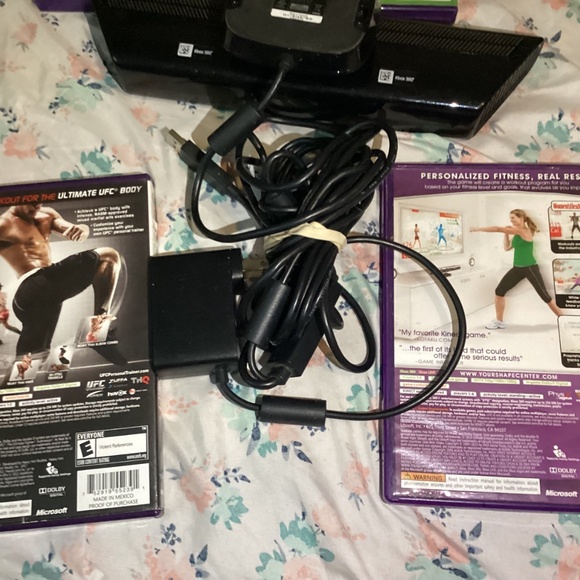 OEM Microsoft XBOX 360 Kinect Sensor Bar camera with adapter and 4 games Kinect - Picture 8 of 16